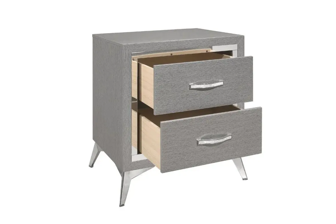 Huxley Nightstand In Gray