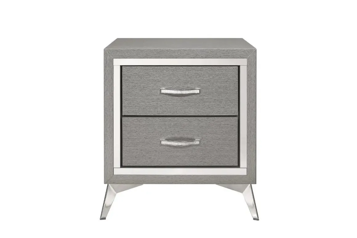 Huxley Nightstand In Gray