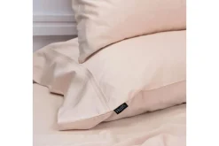 Iced Bamboo Cooling Sheets & Pillowcase Set In Charcoal, Twin