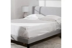 Iced Bamboo Cooling Sheets & Pillowcase Set In Charcoal, Twin