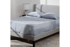 Iced Bamboo Cooling Sheets & Pillowcase Set In Charcoal, Twin