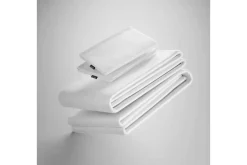 Iced Bamboo Cooling Sheets & Pillowcase Set In Charcoal, Twin