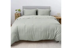 Iced Duvet Set In Light Gray, Twin