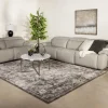 Imperial 2 Power Sofa & Loveseat In Blanca Light Gray Leather