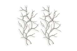 Iron Leaf Wall Art, Set Of 2