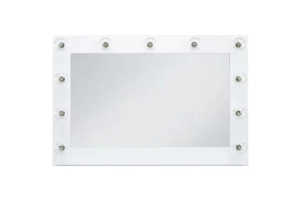 Jacey Vanity & Mirror In White
