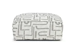 Jakob Accent Ottoman In Sherpa Gray