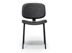 James Side Chair In Mocha Leather