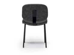 James Side Chair In Mocha Leather