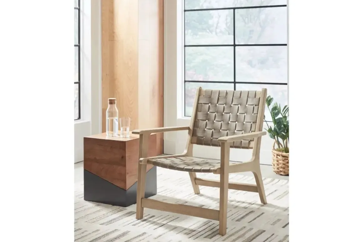 Jameset Accent Chair In Taupe