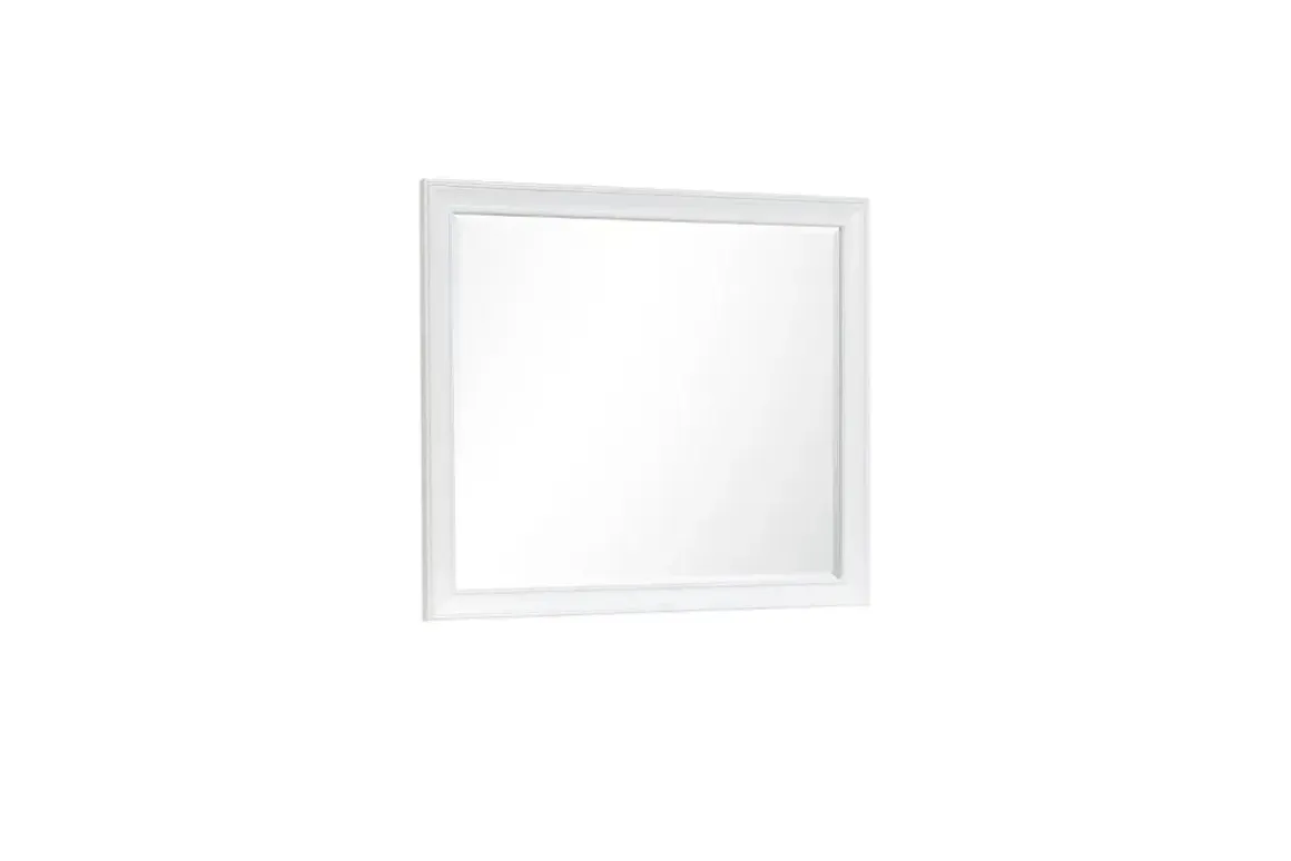 Jamestown Mirror In White