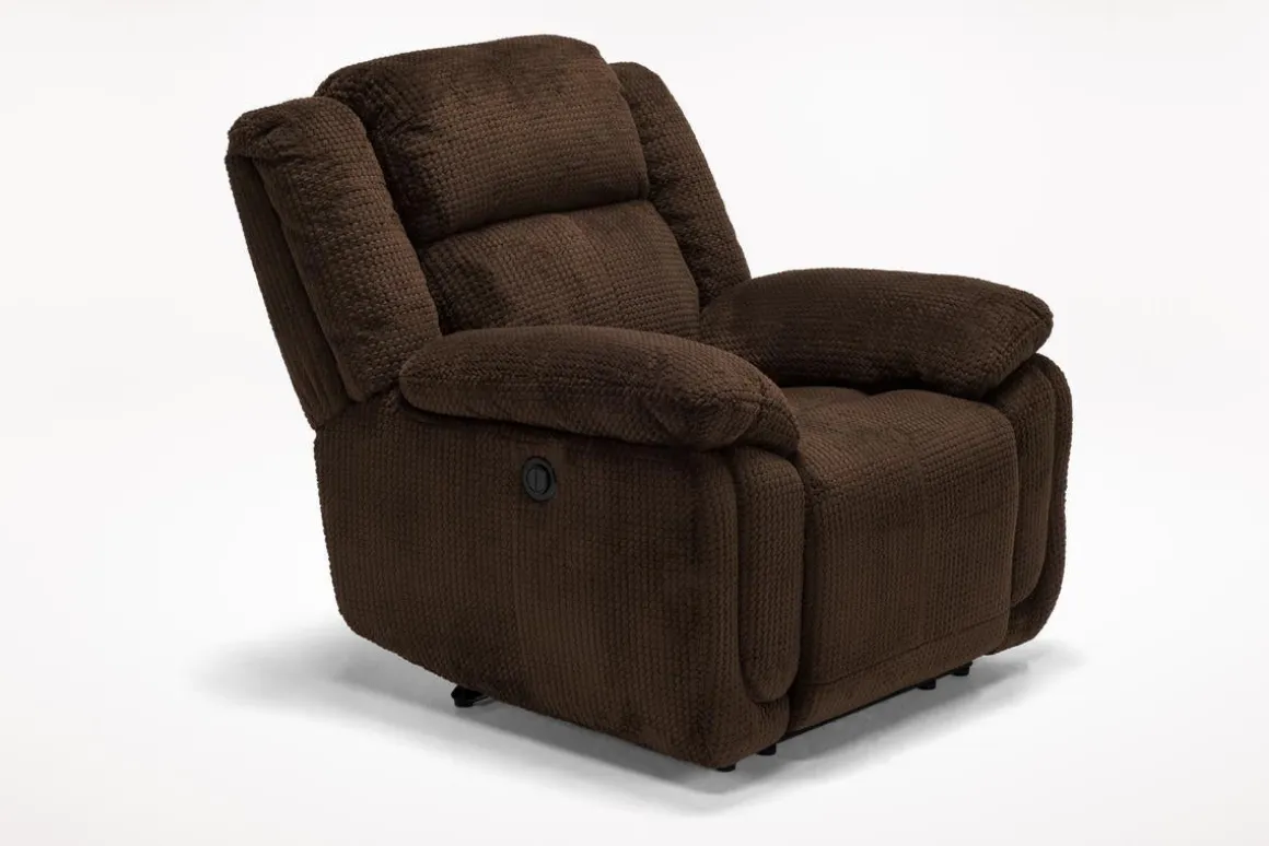 Jayne Power Recliner In Brown