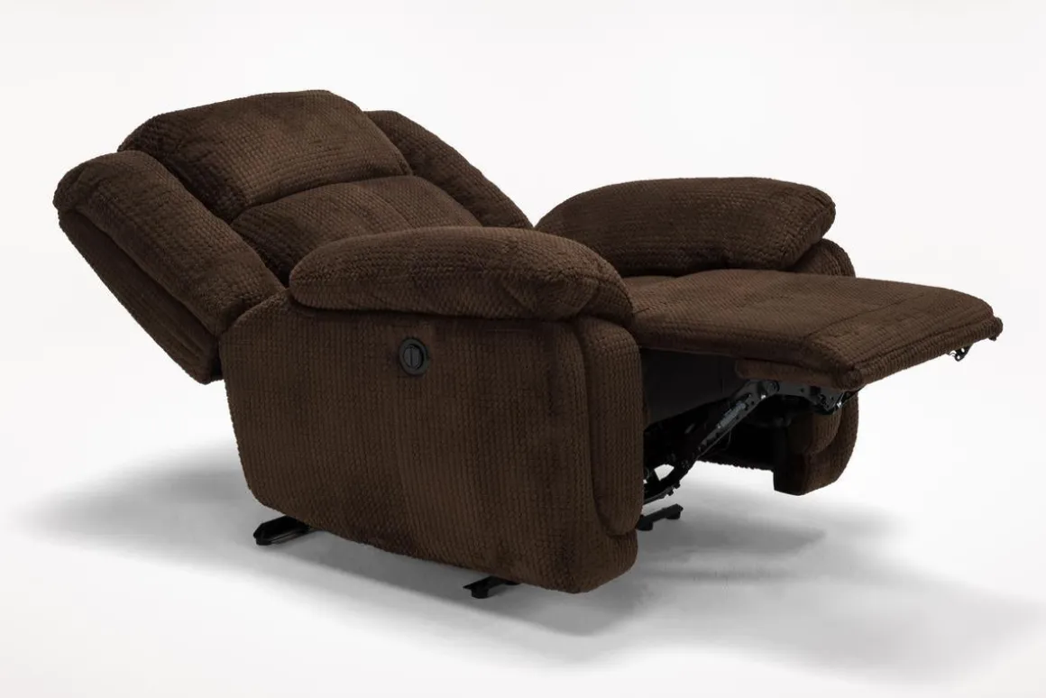 Jayne Power Recliner In Brown