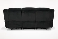 Jayne Power Sofa W/ Drop Down Table In Brown