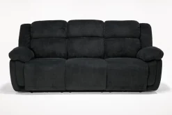 Jayne Power Sofa W/ Drop Down Table In Brown