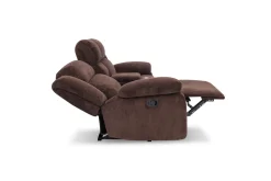 Jayne Reclining Console Loveseat In Charcoal