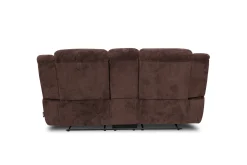 Jayne Reclining Console Loveseat In Charcoal