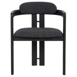 Jazmin Side Chair In Charcoal, Set Of 2