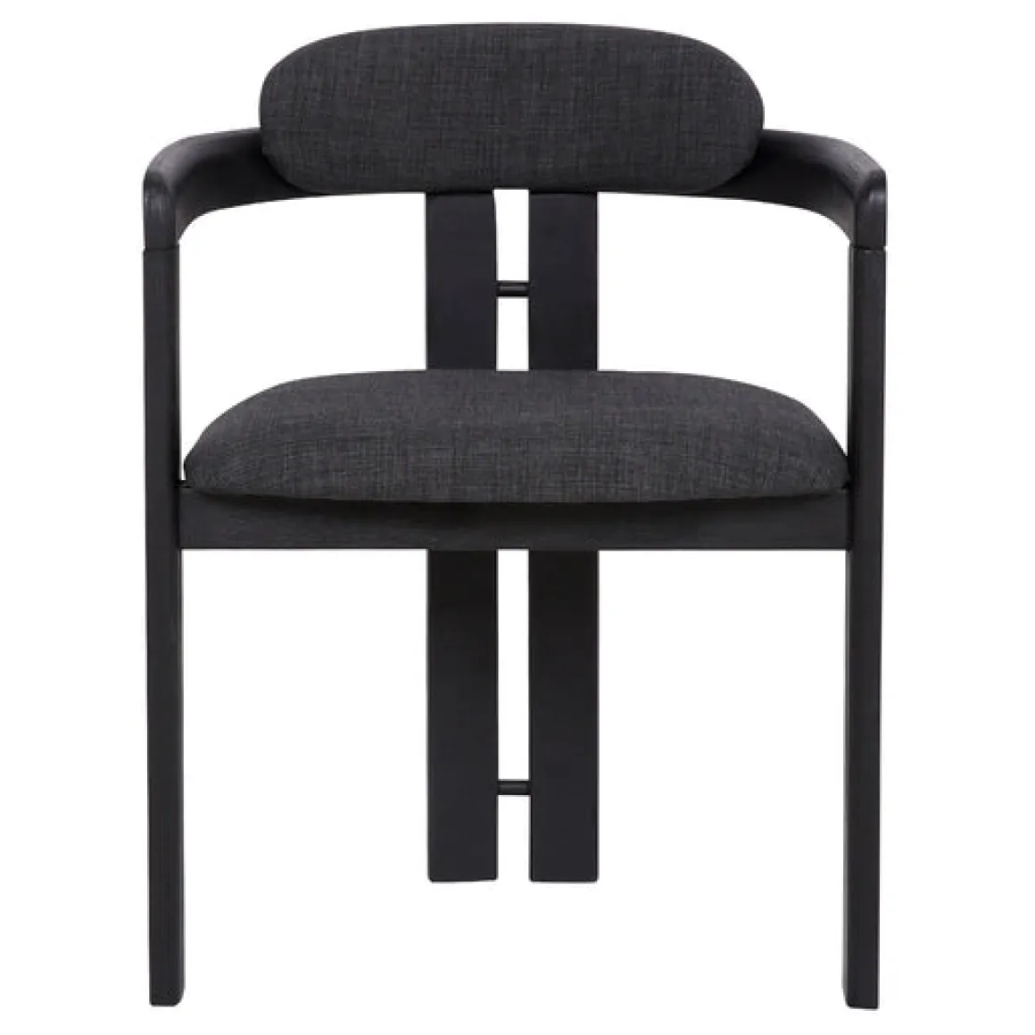 Jazmin Side Chair In Charcoal, Set Of 2