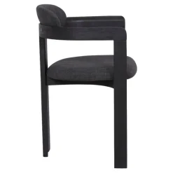 Jazmin Side Chair In Charcoal, Set Of 2