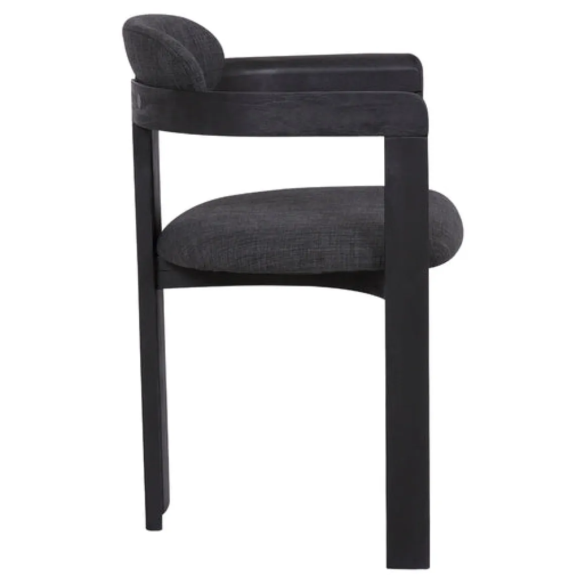 Jazmin Side Chair In Charcoal, Set Of 2