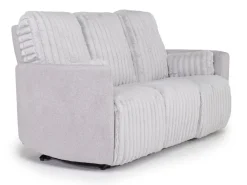 Jessica 2 Power Sofa In Presley Fog/Charlotte Mist