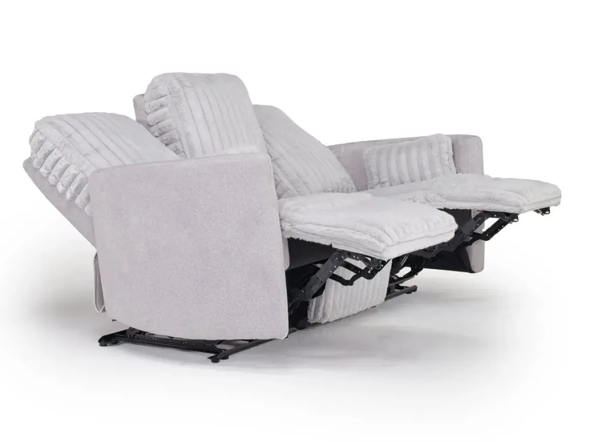 Jessica 2 Power Sofa In Presley Fog/Charlotte Mist