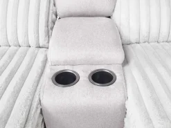 Jessica Reclining Console Loveseat In Presley Fog/Charlotte Mist