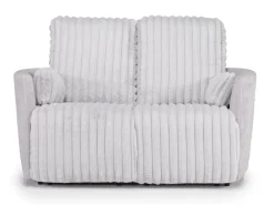 Jessica Reclining Loveseat In Presley Fog/Charlotte Mist