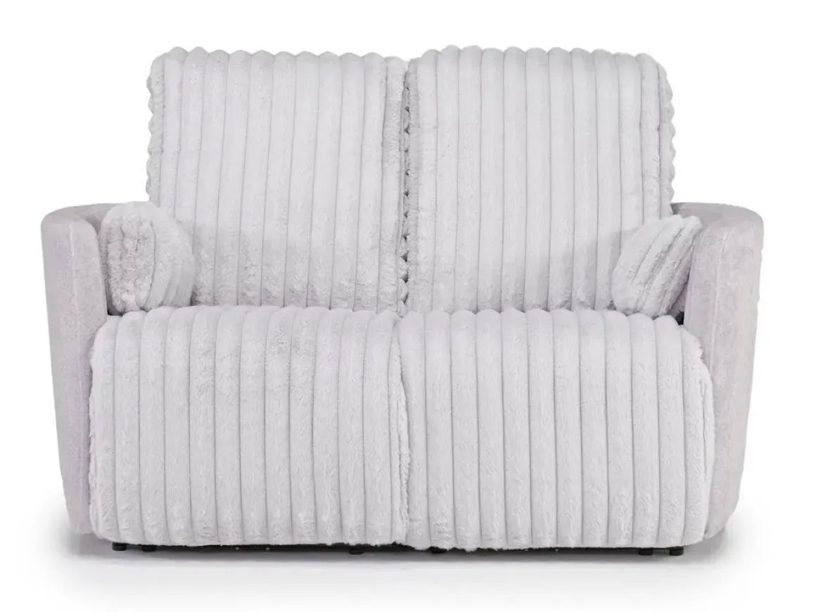 Jessica Reclining Sofa & Loveseat In Presley Fog/Charlotte Mist