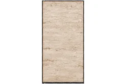 Jo Curio Cabinet In Gold/Travertino Eco Stone