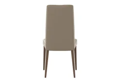 Jo Leather Side Chair In Aspen