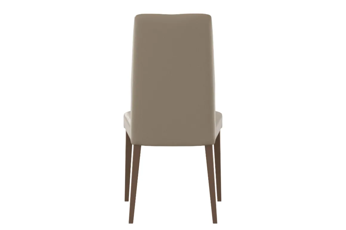 Jo Leather Side Chair In Aspen