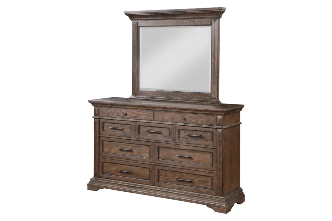 Jolie Vue Dresser In Brushed Walnut
