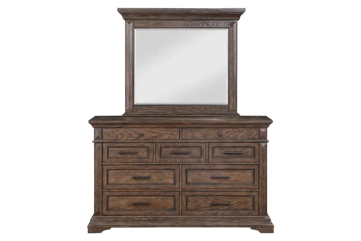 Jolie Vue Dresser In Brushed Walnut
