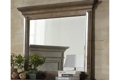 Jolie Vue Mirror In Brushed Walnut