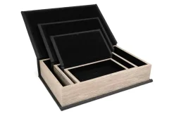 Jolina Box In Black, Set Of 3