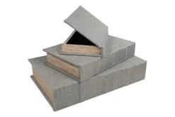 Jolina Box In Black, Set Of 3