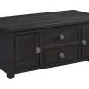 Kahlil Lift Top Coffee Table In Espresso