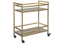 Kailman Bar Cart In Gold