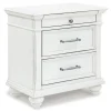 Kanwyn Nightstand In White Wash