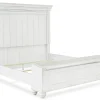 Kanwyn Panel Bed W/ Storage In White Wash, Queen