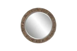 Katet Distressed Accent Mirror In Brown