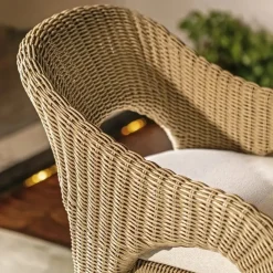 Kavali Outdoor Counter Height Stool In Honey