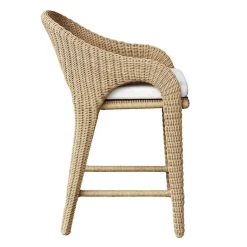 Kavali Outdoor Counter Height Stool In Honey