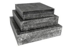 Keldy Box In Silver, Set Of 3