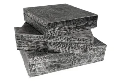 Keldy Box In Silver, Set Of 3