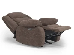 Kelsey Power Gliding Recliner In Light Brown