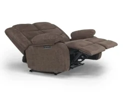 Kelsey Power Sofa & Loveseat In Light Brown