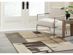 Kencher Rug In Beige/Brown, 8’ X 10’